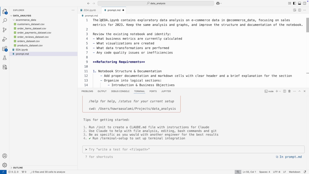 直接把 prompt 写成 md 文件形式