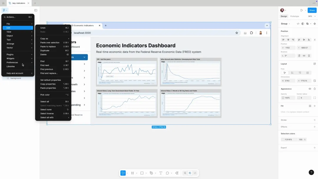 目标 figma 工程界面